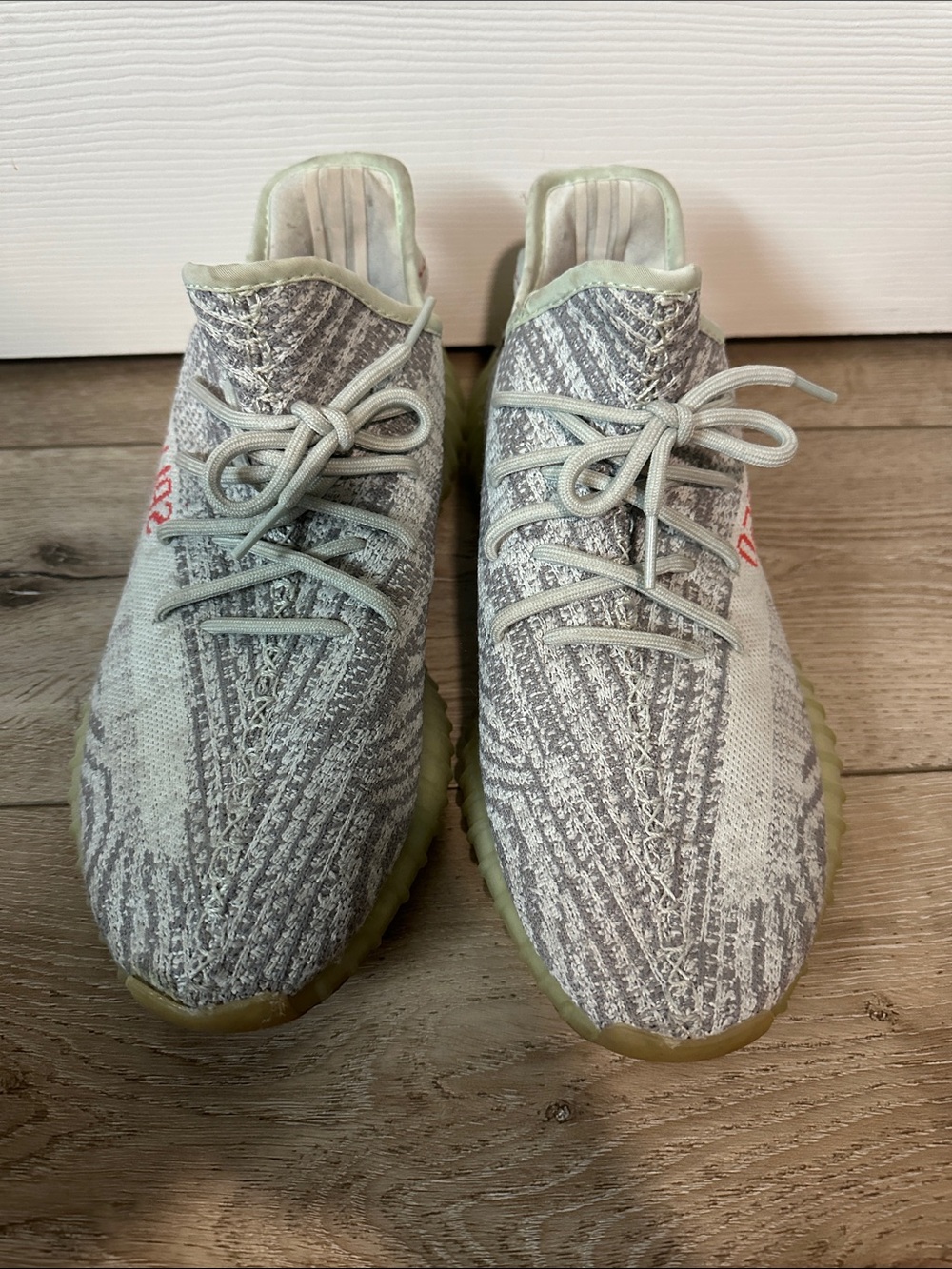 adidas Yeezy Boost 350 V2 Grey and ICE Athletic Shoes